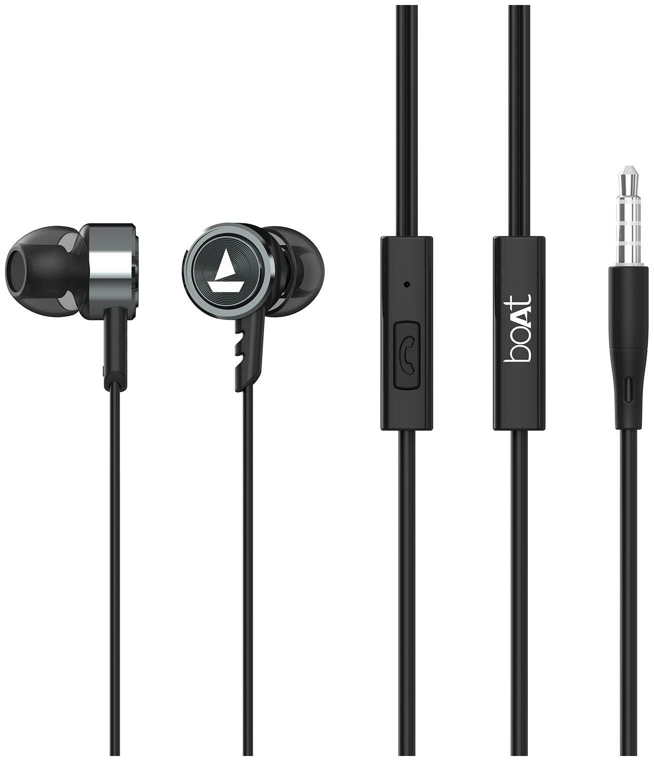 

boAt Bassheads 122 In-Ear Wired Headphone ( Black )