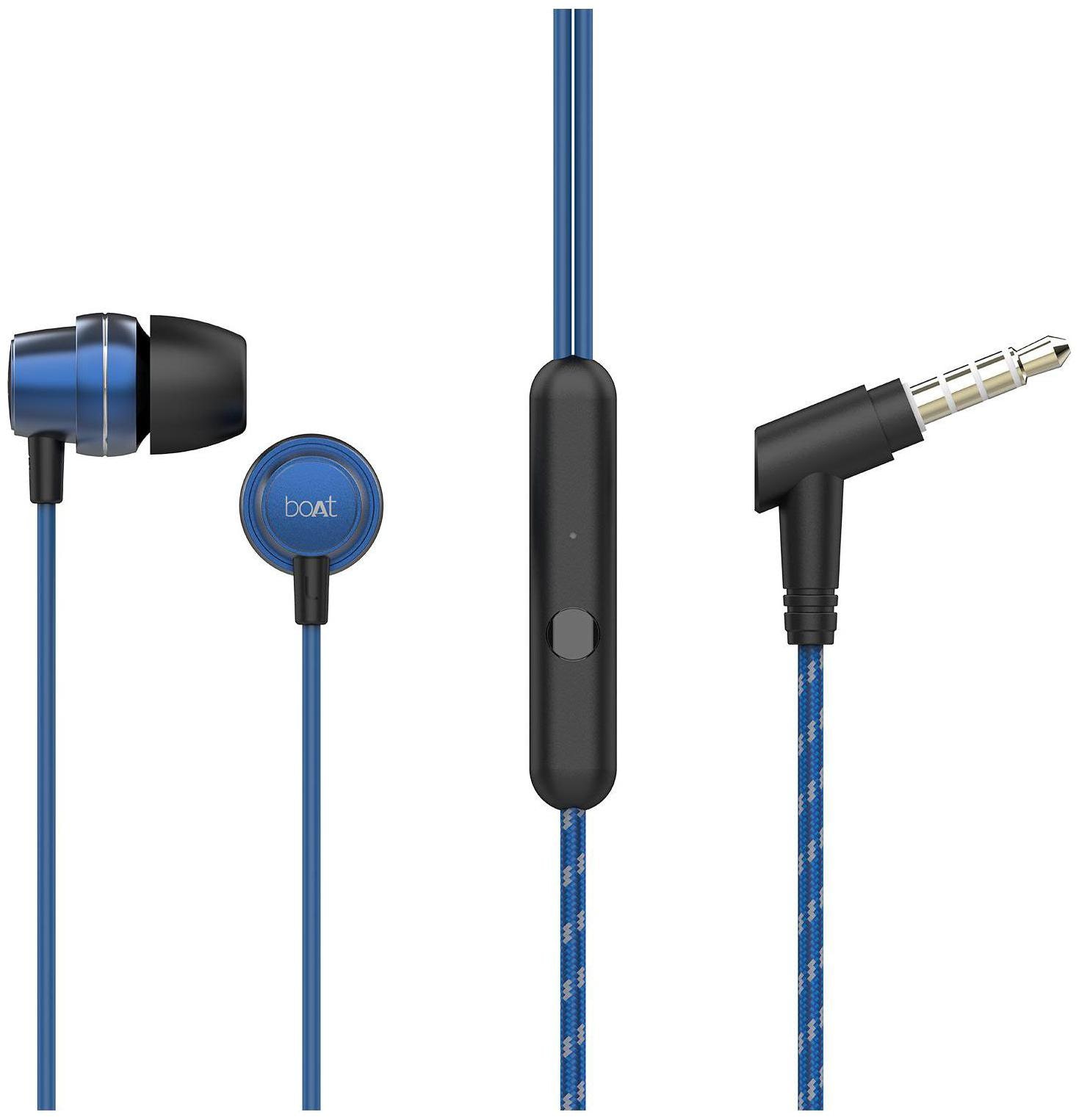

boAt Bassheads 182 In-Ear Wired Headphone ( Blue )