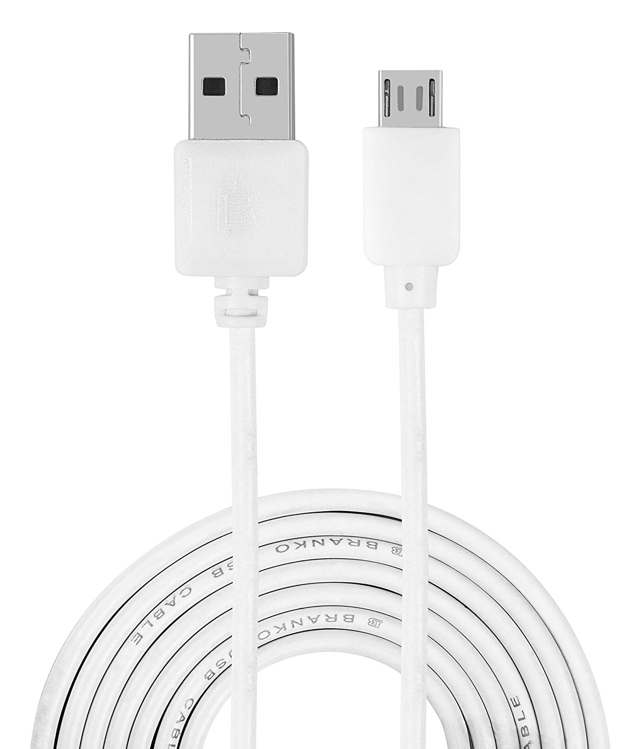 

Branko PCD-014 Micro USB V8 2 1A High Speed Universal 1M Micro USB Cable White