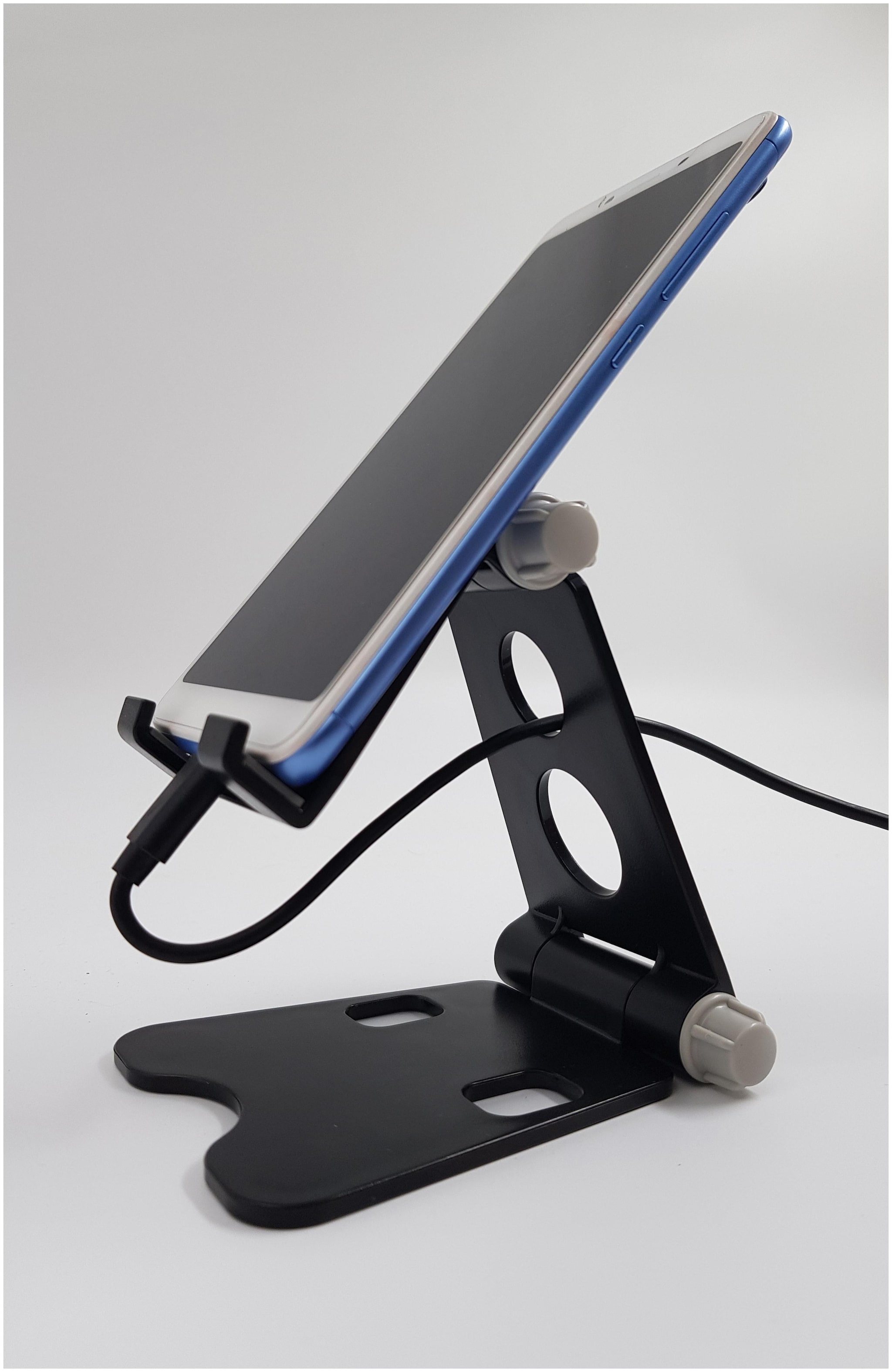 

BROLAVIYA ICEBERG MAKERS IN ABS Plastic Material Desktop Cellphone Dock Stand with Anti-Slip Base and Convenient Charging Port Fits Smartphones Tablets