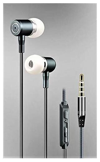 

BS Power EZ427 Black In-Ear Wired Headphone ( Black White )
