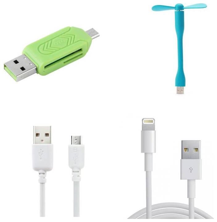 

BTK Mobile Accessories Combo USB and OTG Combo Set Multicolor BTKCPCP1050