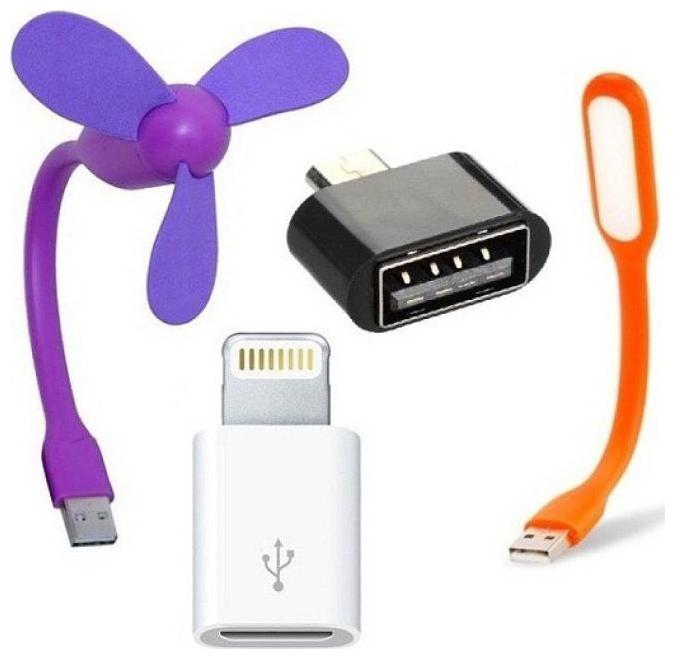 

BTK Mobile Accessories Combo USB and OTG Combo Set Multicolor BTKCPCP1081