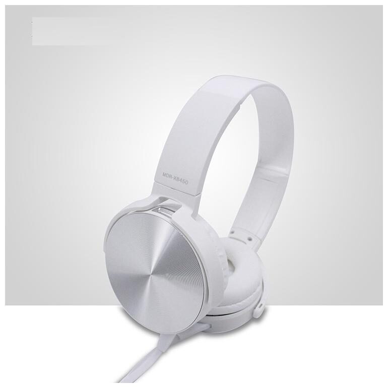 

BTK Trade XB-450 Over-Ear Wired Headphone ( White )