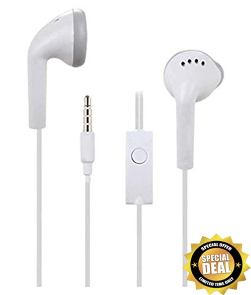 

Buddies Cart EHS61-ASFWE Galaxy A21s Universal-02 In-Ear Wired Headphone ( White )