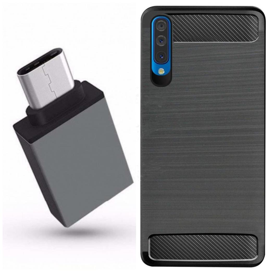 

C C Samsung Galaxy A30s Premium Quality Back Cover (Black)