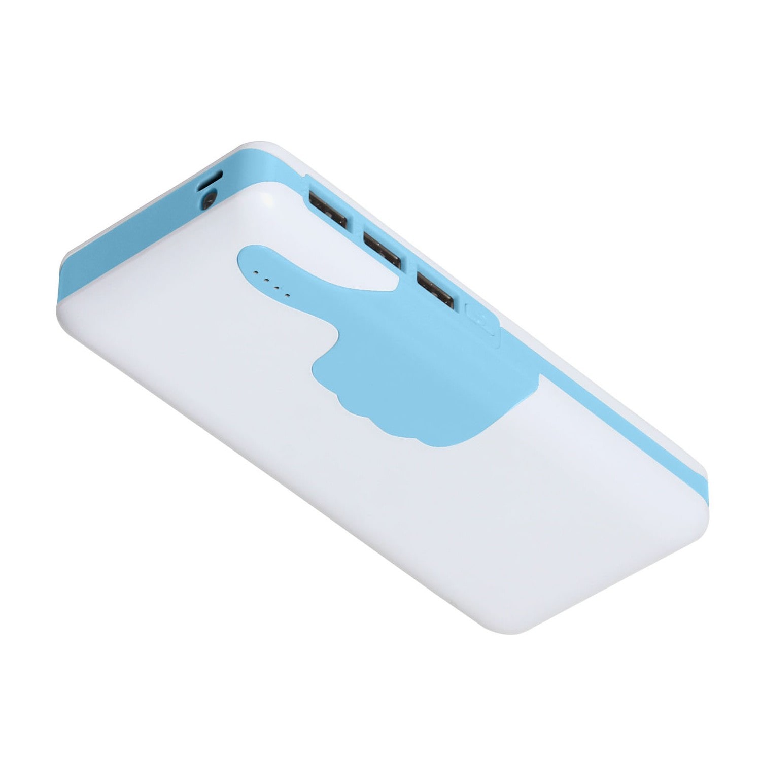 Callmate 13000 mAh Li ion Power Bank White;Blue