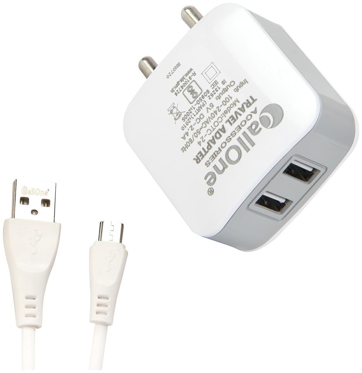 

CallOne 12 A Travel Adapter - 2 USB Ports