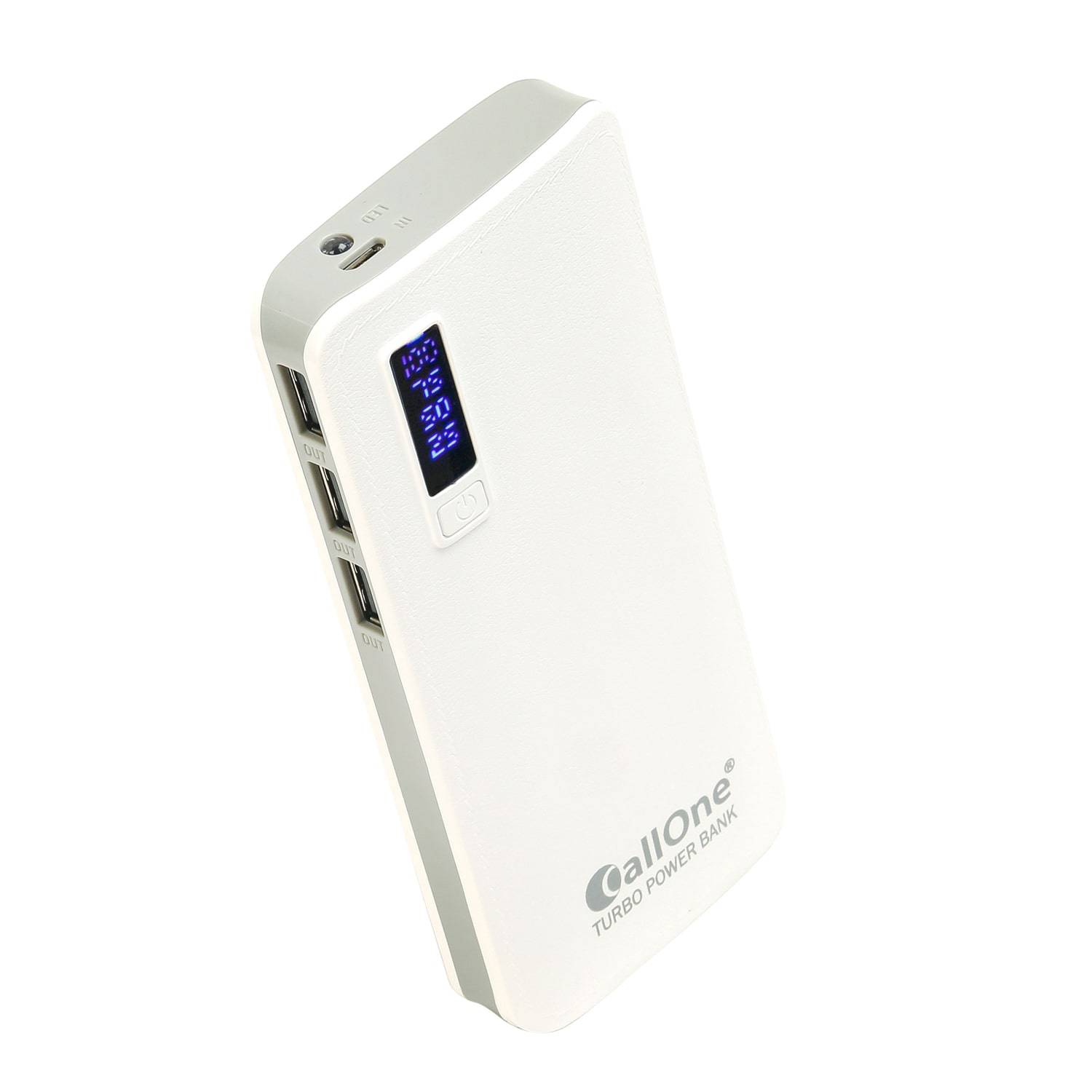 

CallOne COPB-255 10000 mAh Portable Power Bank - White