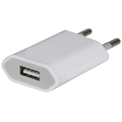 

Captcha 1amp Usb Power Wall Adapter Wall Charger (White)