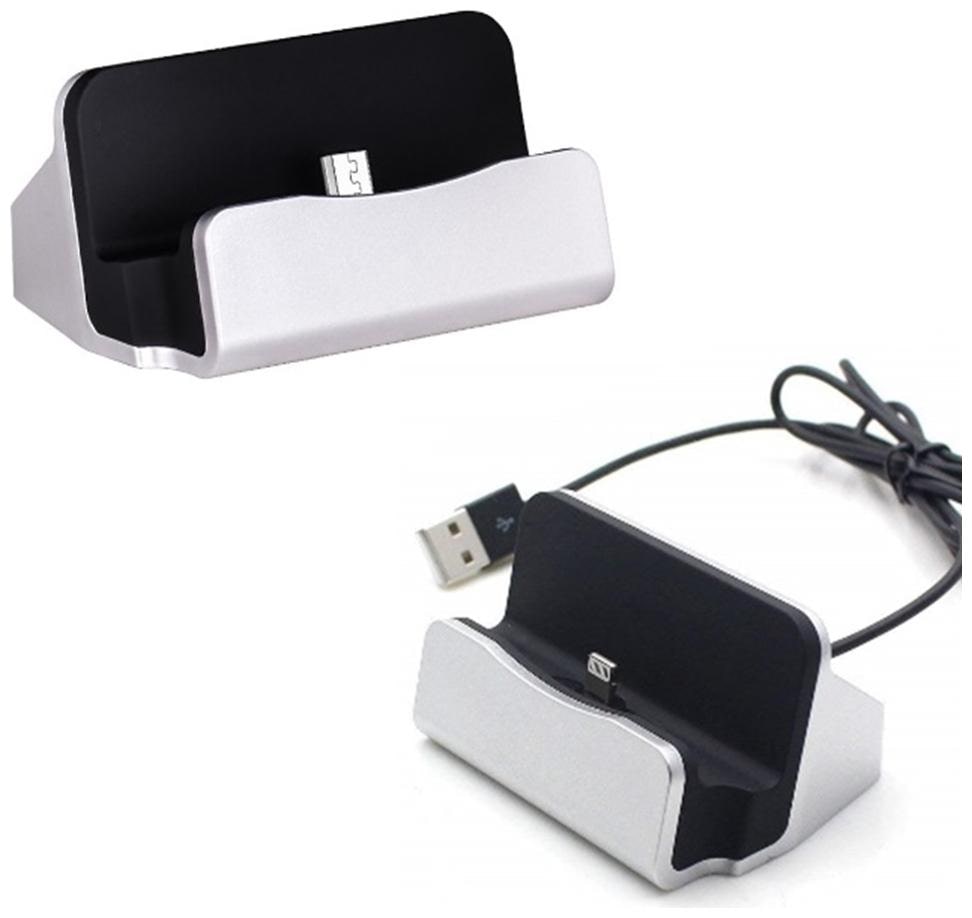 

Captcha Micro USB Dock Charger Cradle Docking Station for Charge and Sync Data With 8Pin Charging Dock Charger Station Phone Holder