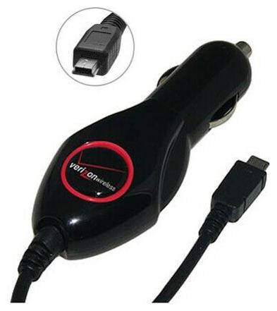 

Car Charger DC Lighter Socket Mini-USB Power Adapter for Cell Phones