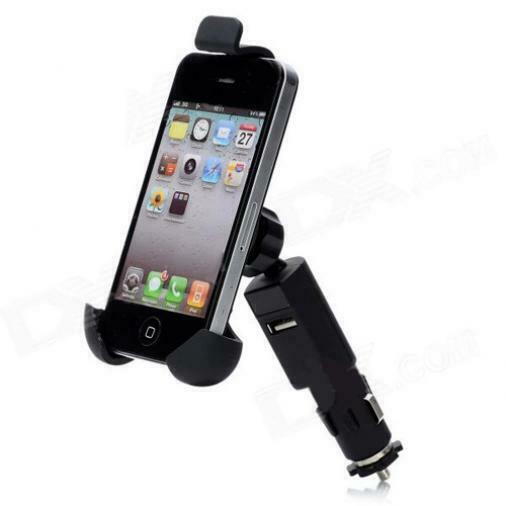 

CAR MOUNT CHARGING SOCKET CRADLE HOLDER WITH USB PORT DOCK R4Z for SMARTPHONES