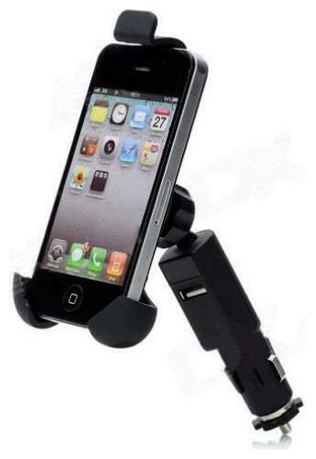 

CAR MOUNT CHARGING SOCKET CRADLE HOLDER WITH USB PORT DOCK R4Z for SMARTPHONES