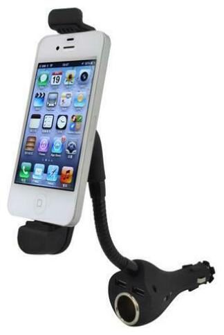 

CAR MOUNT CHARGER PLUG HOLDER 2-PORT USB DOCK CRADLE C8Z for COMPATIBLE IPHONES
