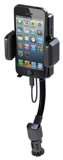 

Car Mount FM Transmitter Charger Holder USB Port Dock Cradle for iPHONE iPOD