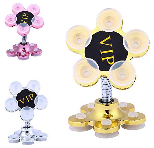 

Car Phone Holder Multi-Function Double-Sided Suction Cup Navigation Mobile Phone Holder (3Pc)MultiColor