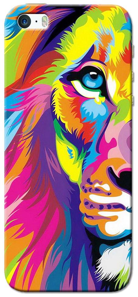 

CASE KING Polycarbonate Hard Back Cover For Apple iPhone 5s ( Multi )