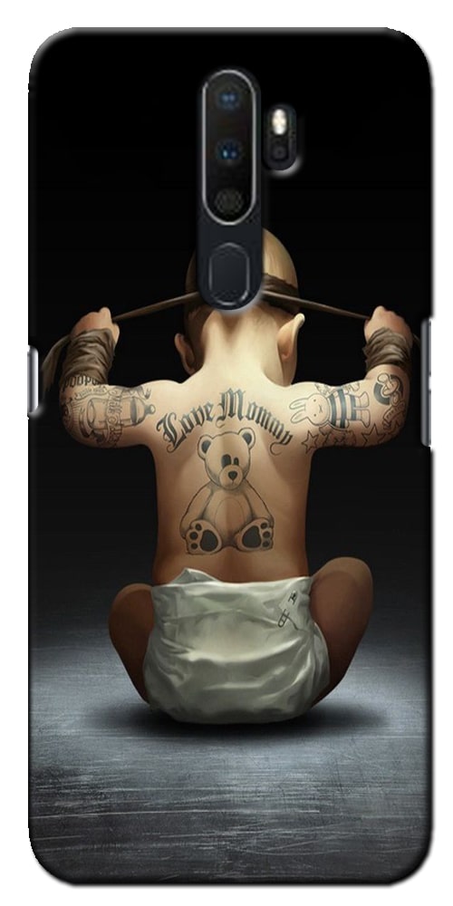 

CASE KING Polycarbonate Designer Back Cover For Oppo A5 2020 ( Multi )