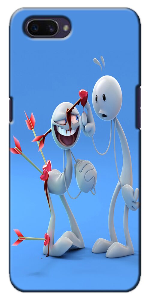 

CASE KING Polycarbonate Designer Back Cover For OPPO A3s ( Multi )