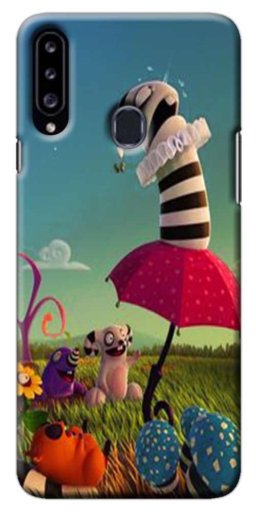 

CASE KING Polycarbonate Designer Back Cover For Samsung Galaxy A20s ( Multi )