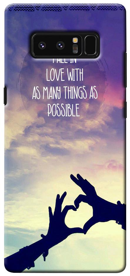 

CASE KING Polycarbonate Hard Back Cover For Samsung Galaxy Note 8 ( Multi )