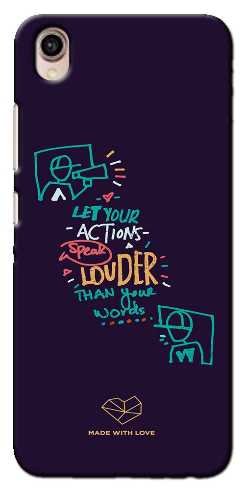 

CASE KING Polycarbonate Designer Back Cover For Vivo Y91i ( Multi )
