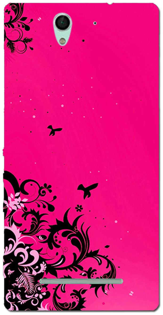 Cell First Back Cover For Sony Xperia C Multi Color