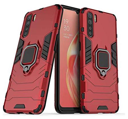 

cellshop Back Case Cover for Oppo F15 Red