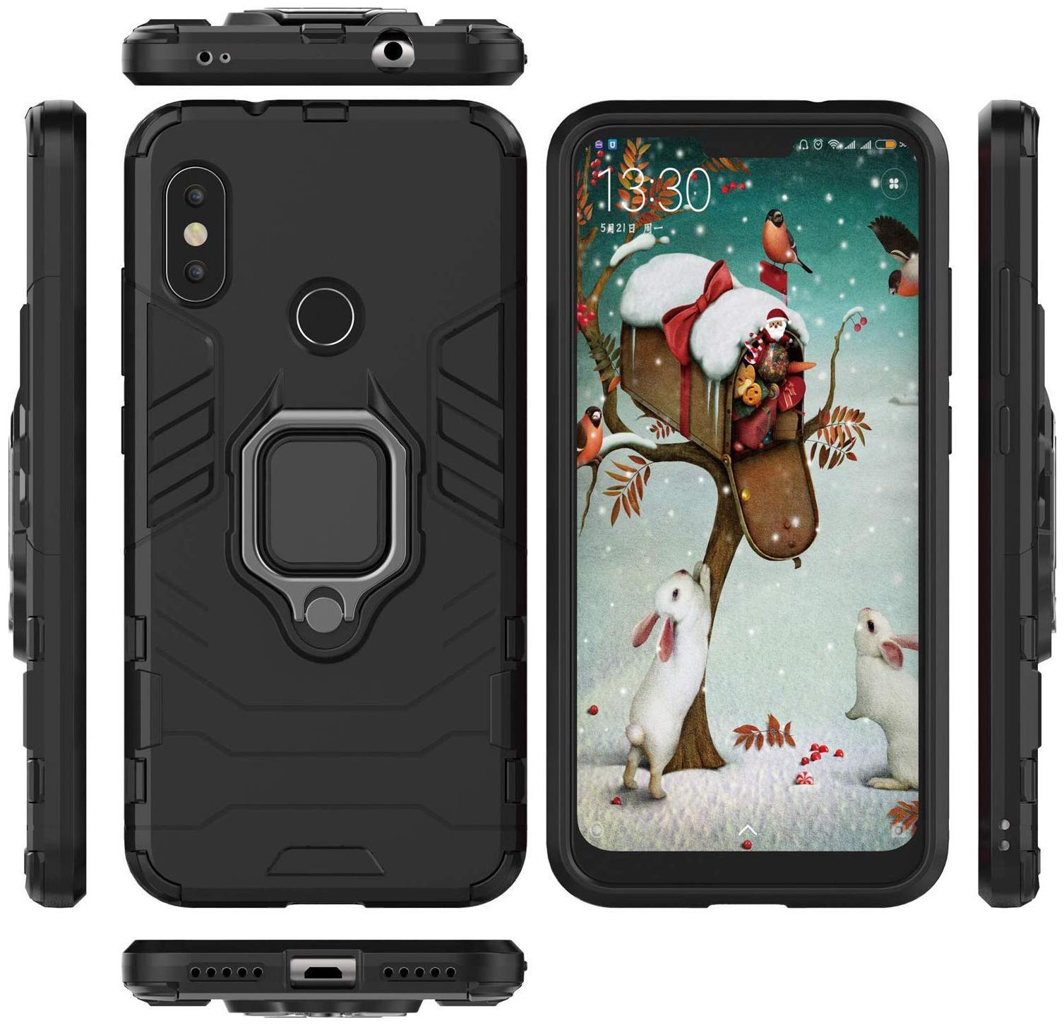 

Cellshop Polyurethane Back Cover For Redmi Note 6 Pro ( Black )