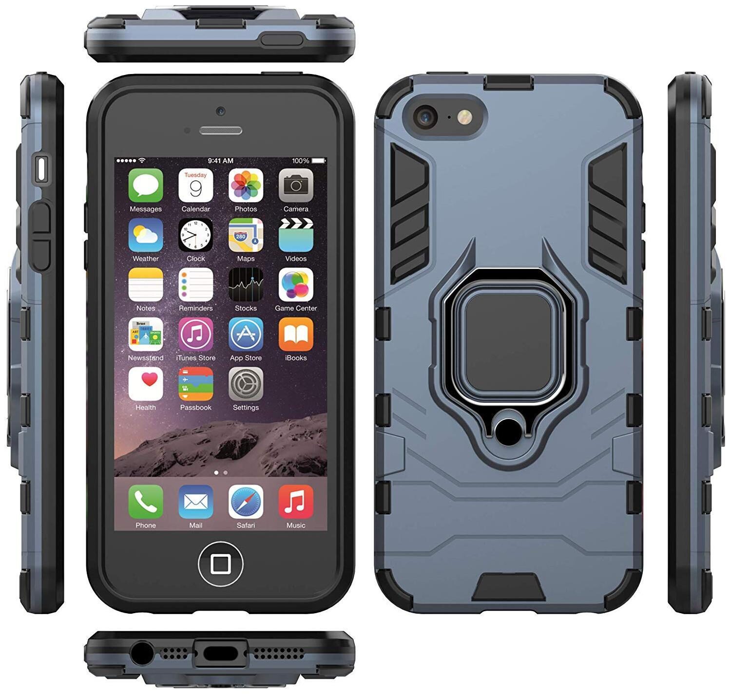 

Cellshop Polyurethane Back Cover For Apple iPhone 7 ( Blue )