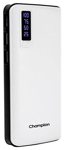 

Champion 10400 mAh Portable Power Bank - Black