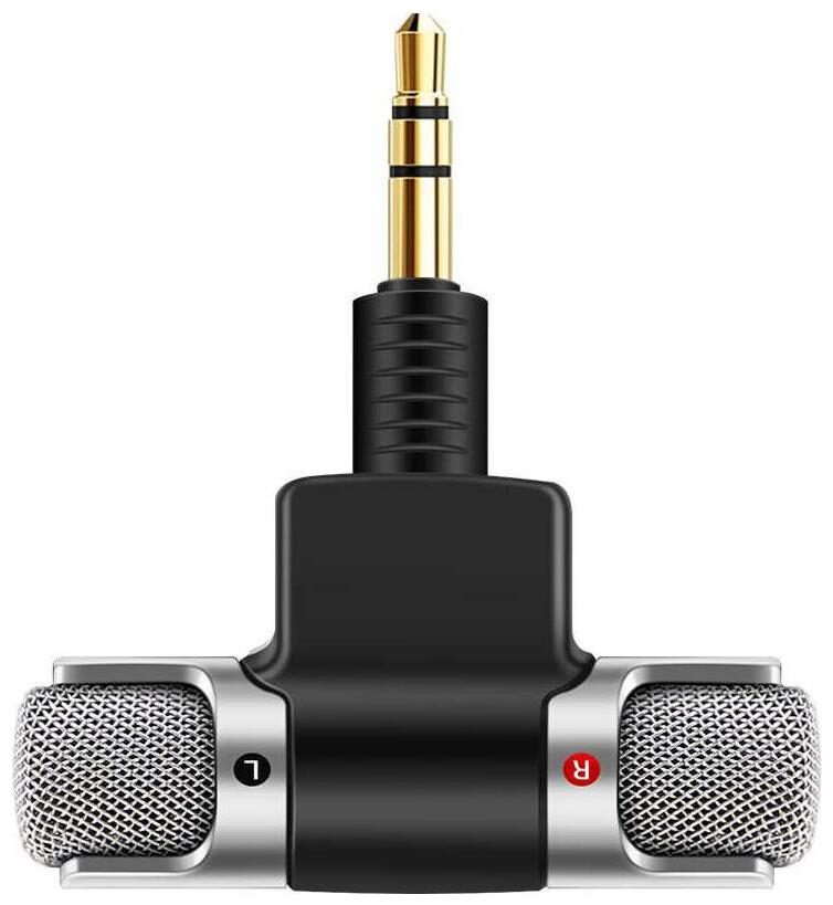 

Crystal Digital 3 5mm Black Mini Lavalier Mic Microphone for Voice Chat Video Conferencing Recording