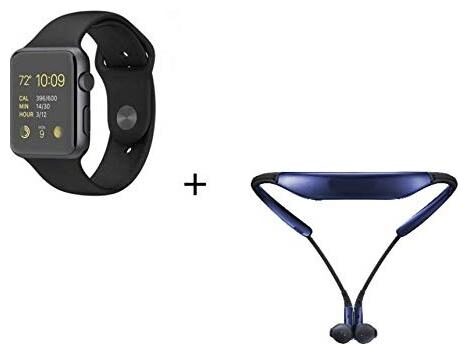 

CHG A1 Bluetooth Smart Watch Compatible with All 3G 4G 5G Phone with Bluetooth Wireless Earphones 4 1 with Mic in-Ear Stereo Sport Neckband Headsets
