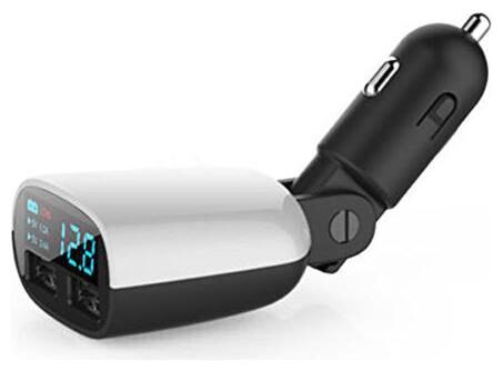 

Crystal Digital Adapter Dual USB Port Fast Mini Flush Fit Compatible with All Phone and All Car