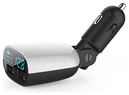 

CHG Adapter Dual USB Port Fast Mini Flush Fit Compatible with All Phone and All Car
