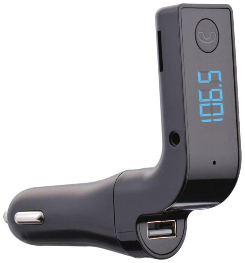 

TSV Carg7 Bluetooth Transmitter In-Car FM Adapter Kit with Tf Card U-Disk Reading and USB Car Charger