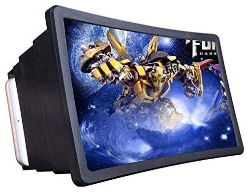 

TSV F2 Mobile Phone 3D Screen Magnifier 3D Video Screen Amplifier Eyes Protection Enlarged Expander Black