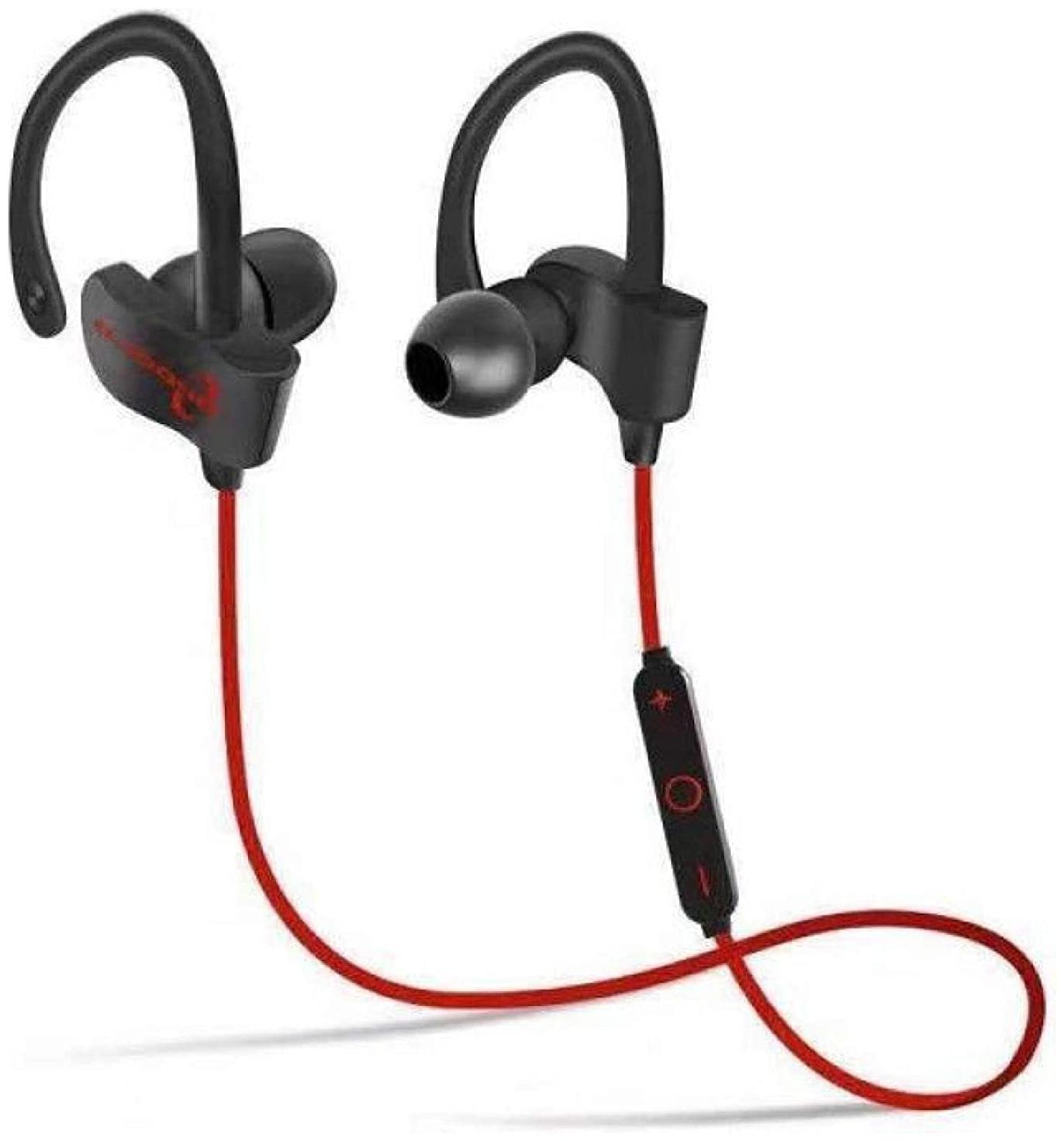 

CHG kaju Stereo Headset with Mic Sound Control Earphone with QC-10 Jogger Sports Bluetooth Headset Wireless Handfree Stereo Mic