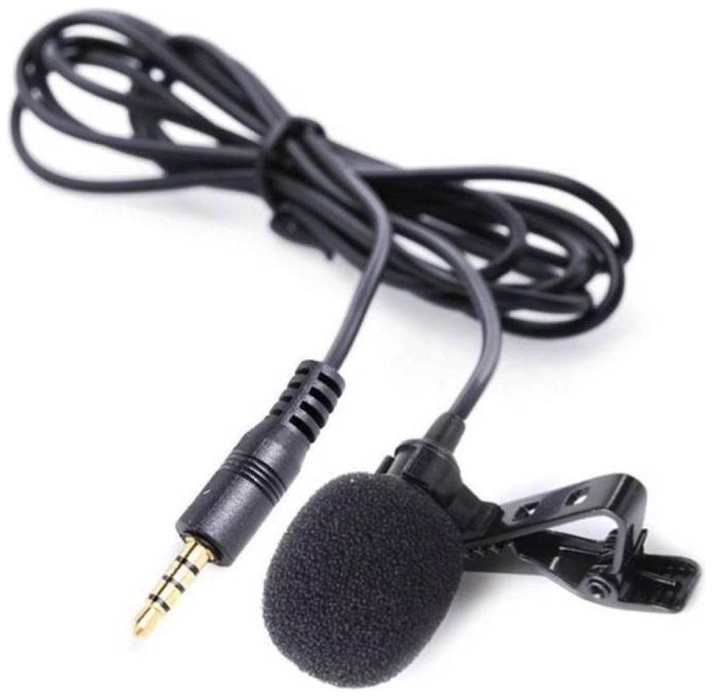 

TSV Premium Professional Mini Collar Clip-on 3 5 mm Microphone