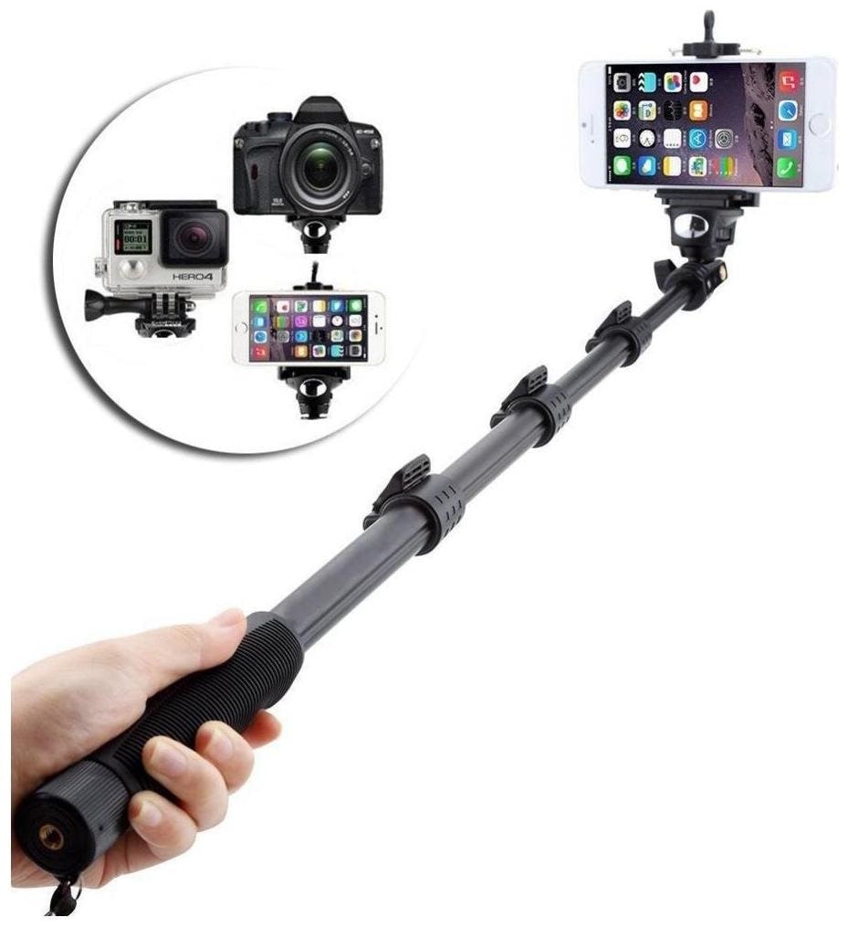 

TSV Selfie Stick With Remote For All Smartphones (Black)