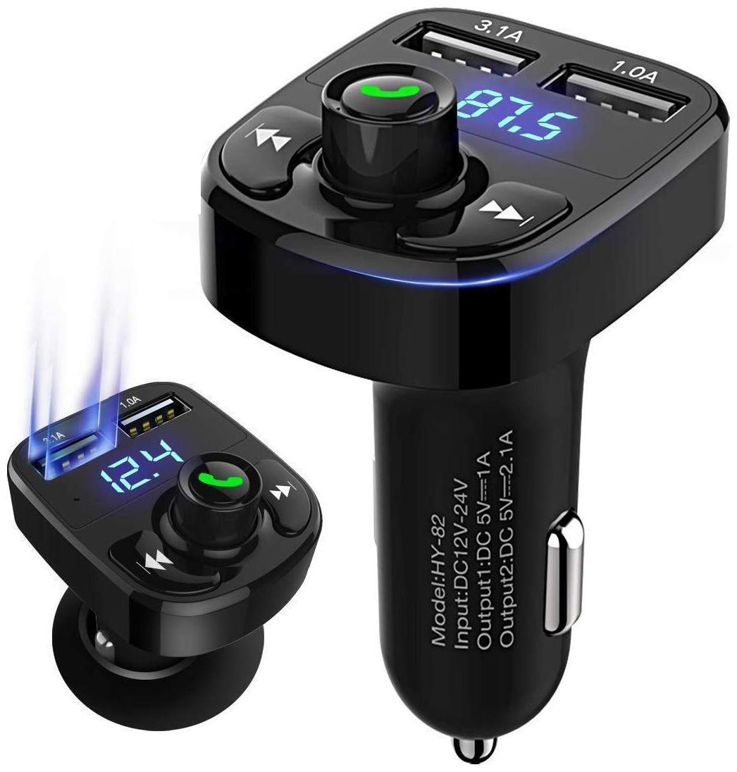 

CHG X8 Dual USB Car Charger Hands-Free Wireless Bluetooth FM Transmitter Music Adapter 2 0A 1 0A Dual USB