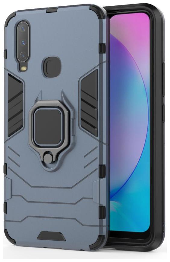 

CLOSE2 DEAL Plastic Back Cover For Vivo Y15 ( Black Grey )