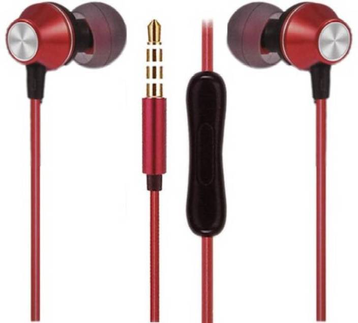 

CLOSE2 DEAL Bass-EAPHONE In-Ear Wired Headphone ( Red )
