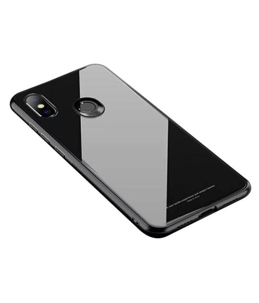 

CLOSE2 DEAL Glass Back Cover For Samsung Galaxy A40 ( Black )