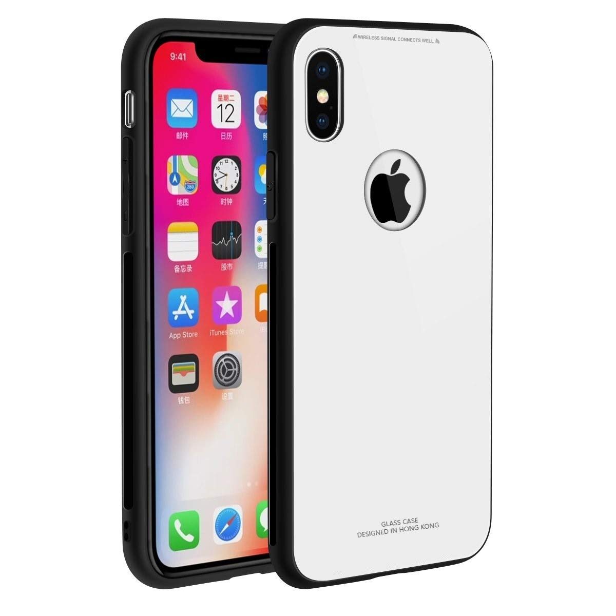 

CLOSE2 DEAL Glass Back Cover For Apple iPhone XR ( White )
