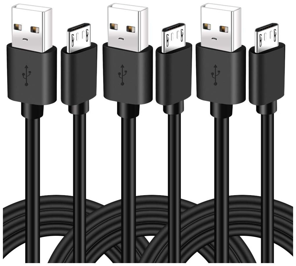 

4UONLY Data Charging Micro USB Cable ( 1 2 m Black )