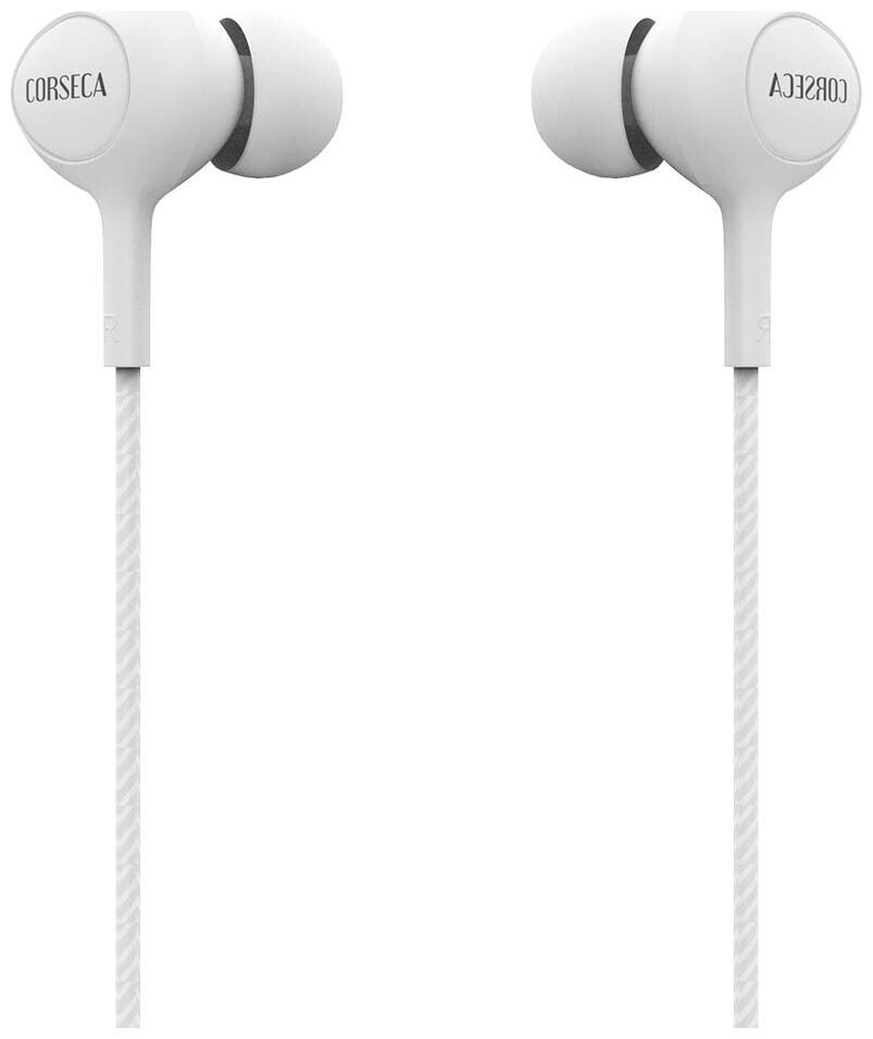 

Corseca CORSECA Spirito White In-Ear Wired Headphone ( White )