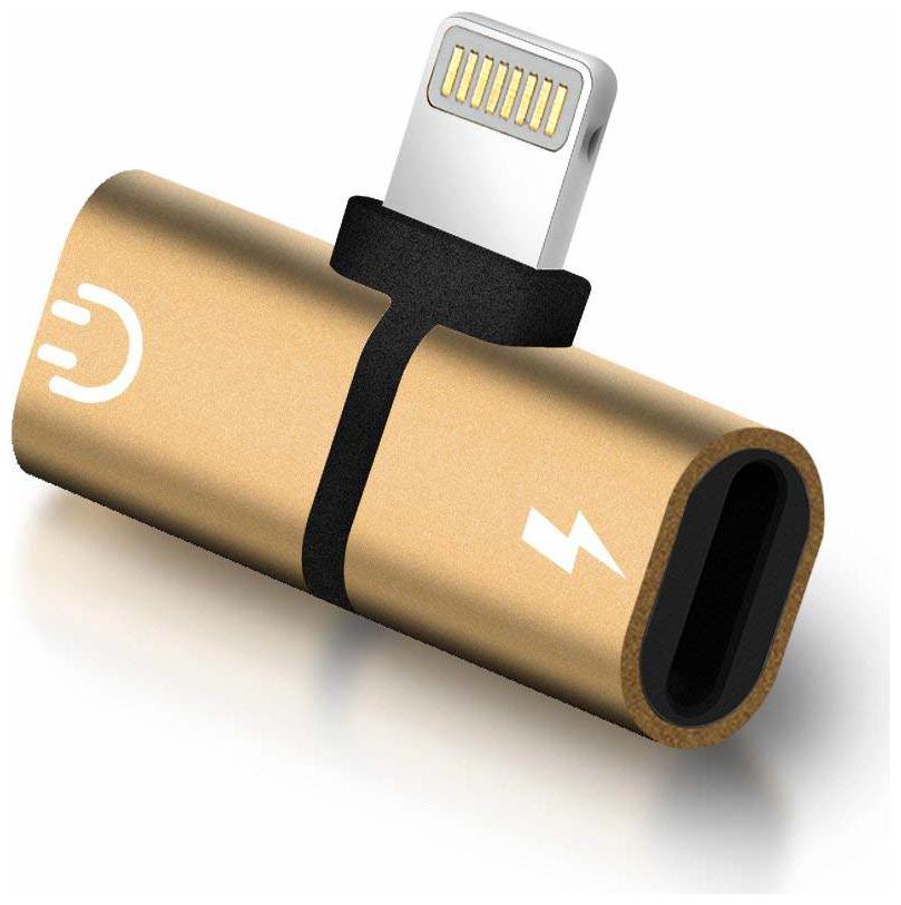 

COS THETA Headphone Splitter 8 Pin (Lightning) Cable ( 0 2-0 5m Gold )
