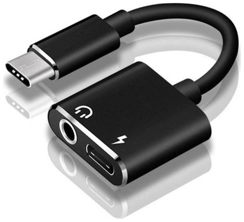 

COS THETA Headphone Splitter Type-C Cable ( 0 2-0 5m Black )